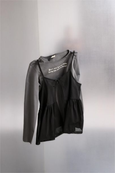 Loose Fit Slogan Long Sleeve T-Shirt