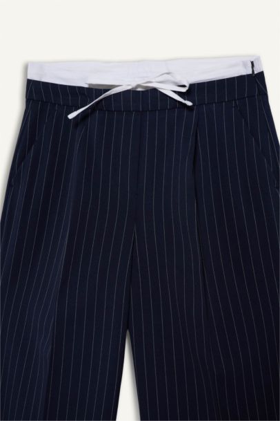 Длинные брюки Wide Leg с высокой талией и двумя карманами