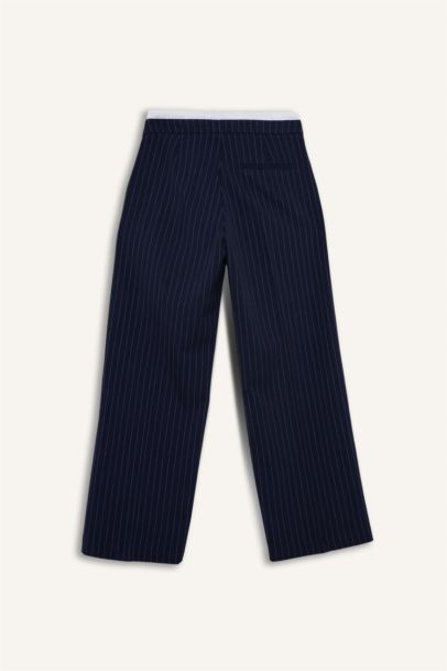 Длинные брюки Wide Leg с высокой талией и двумя карманами