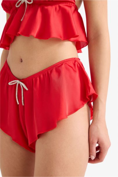 Bas Tissés Satin Coupe Régulière Fall In Love