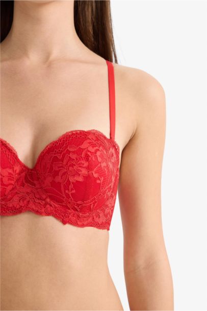 Soutien gorge Dentelle Rembourré Dentelle détaillée