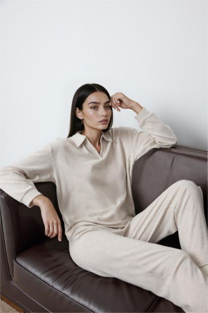 سيت قصة عادية ردن طويل من Fall in Love - قطعتين