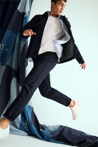 Relax Fit Denim Trousers