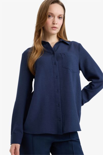 Рубашка с длинным рукавом стандартного кроя Aerobin для женщин