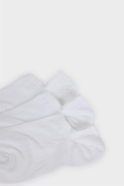 Woman Basic 3 piece Cotton Step Socks