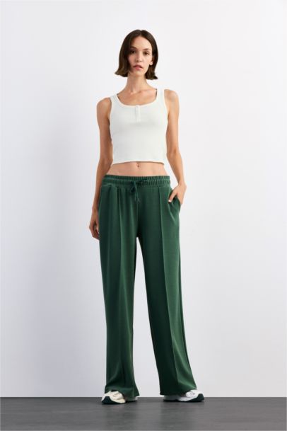 Relax Fit Regular Waist Modal Trousers