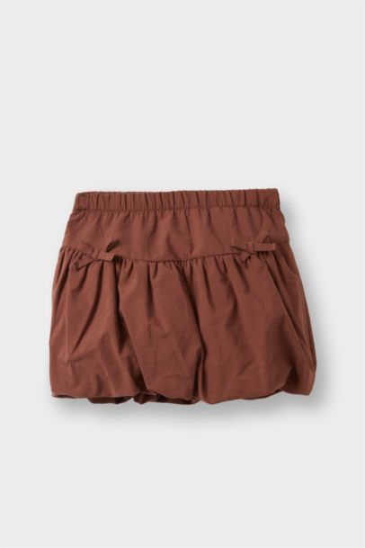 Jupe ballon en popeline à taille élastique pou bébé fille