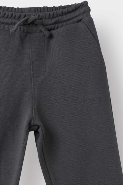 Pantalon en piqué à taille élastique pour bébé garçon
