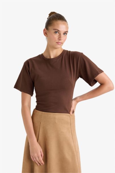 Slim Fit Skinny Crew Neck T-Shirt