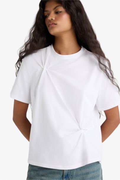 Regular Fit Crew Neck Cotton T-Shirt