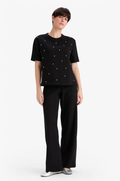 Straight Fit Trousers