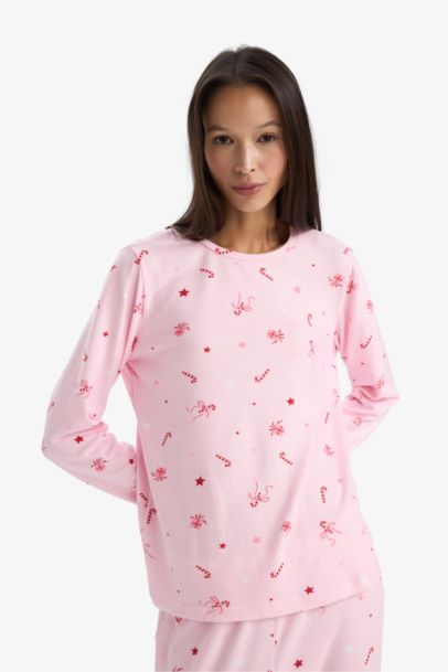 Regular Fit 2 piece Printed Pyjama Set