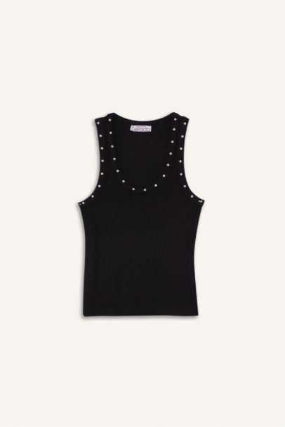 Slim Fit Camisole Square Collar Tank Top