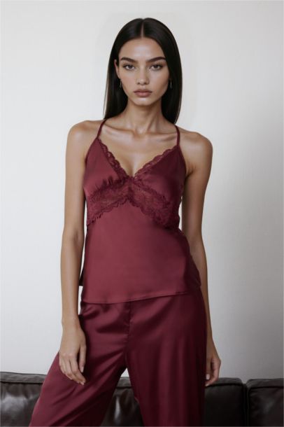 Regular Fit Strappy Woven Tops