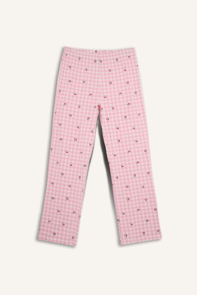 Regular Fit Printed Top Bottom 2 Piece Pajama Set