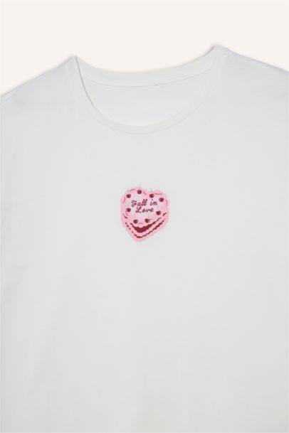 Regular Fit Printed Top Bottom 2 Piece Pajama Set