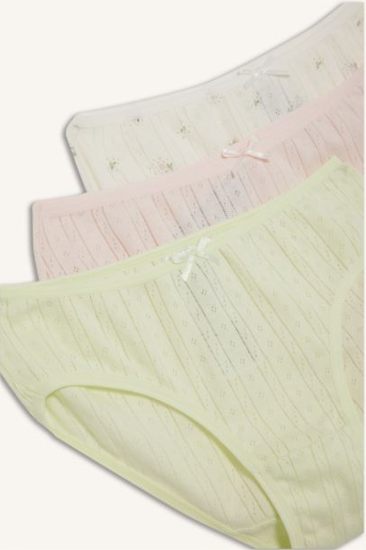 3'lü Slip Külot Kız Çocuk