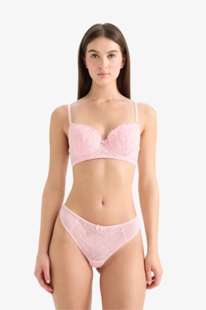 Fall in Love With Lace With Pad Bra