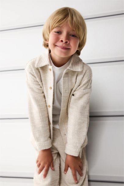 Erkek Bebek 2'li Takım Uzun Kollu Gömlek Pantolon