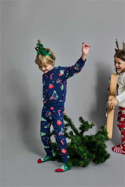 سيت قماش رقيق بياقة مستديرة من قطعتين