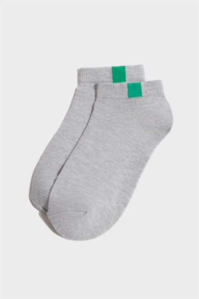 Baskılı 7'li Pamuklu Patik Çorap Erkek Çocuk