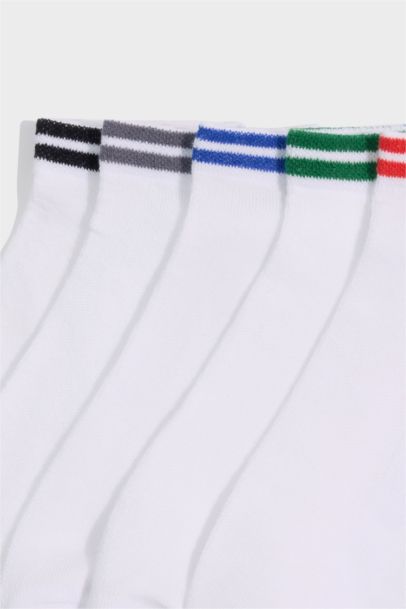 Erkek 5'li Pamuklu Patik Çorap