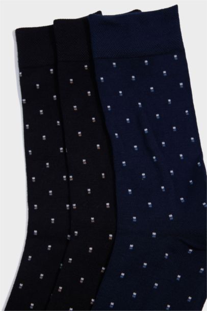 Erkek 3'lü Uzun Çorap