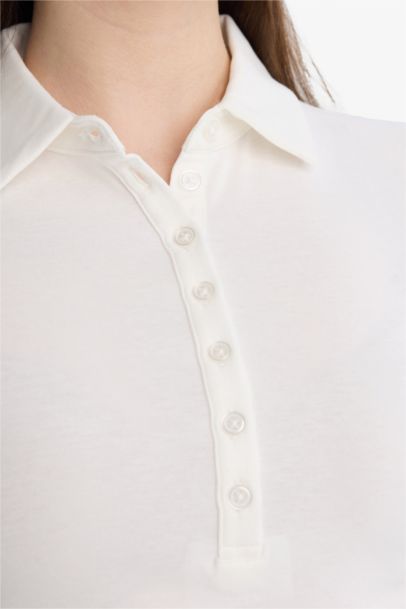 Fitted Printed Long Sleeve T-shirt