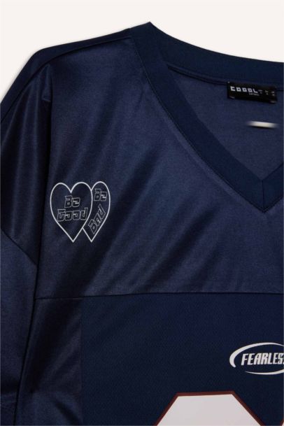 Oversize Fit Printed Short Sleeves T-shirt