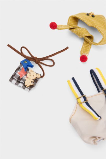 Kadın Yeşil Detaylı Giydirilebilir Charm Anahtarlık Kostümü