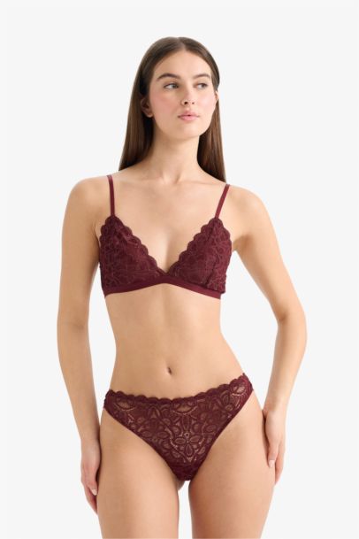 Glitter Lace Brazilian Panty