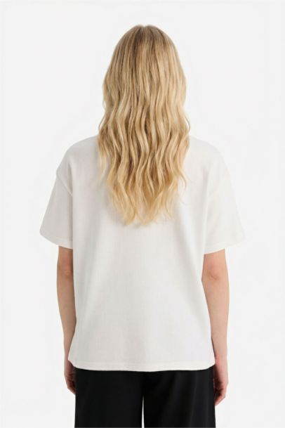 Oversized Printed Crew Neck T-shirt