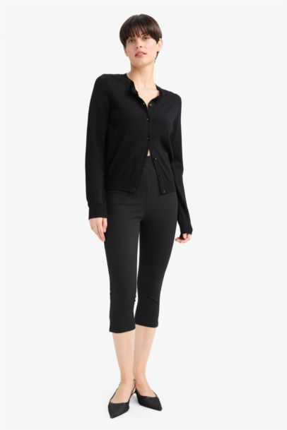 Dim Detailed Short Leggings