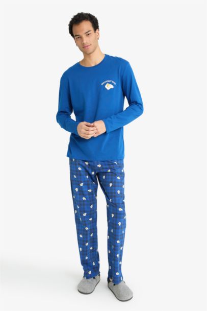 Ensemble Pyjama Top à manches longues et Pantalon à motifs