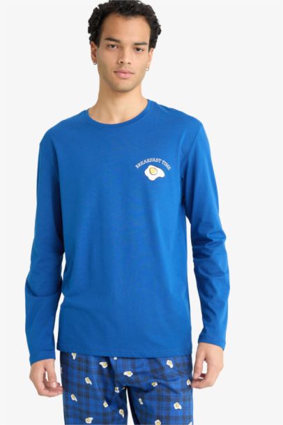 Ensemble Pyjama Top à manches longues et Pantalon à motifs