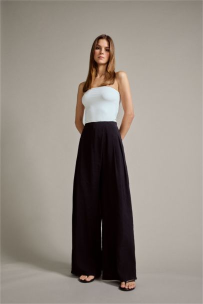 Relax Fit Regular Hem modal Trousers