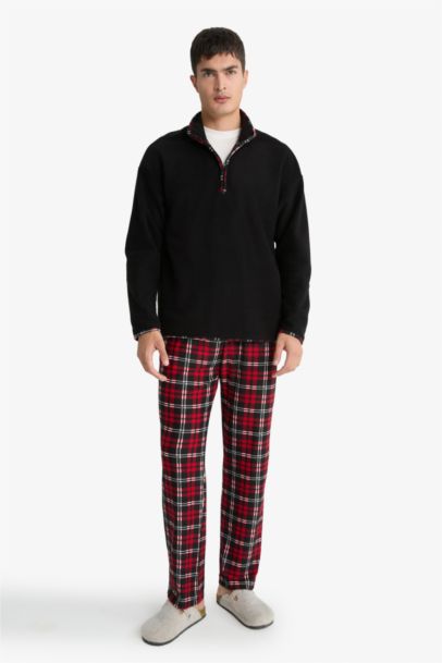 Regular Fit fleece Knitted Bottoms