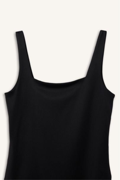 Майка с квадратным воротником для женщин