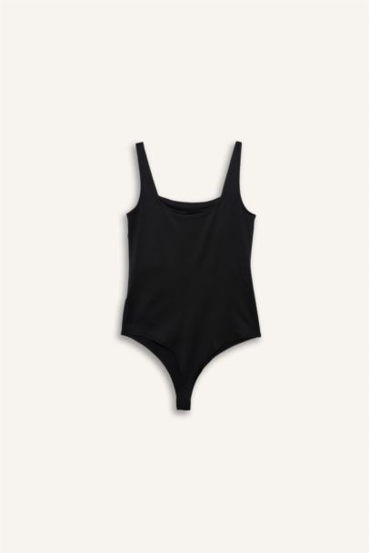 Майка с квадратным воротником для женщин