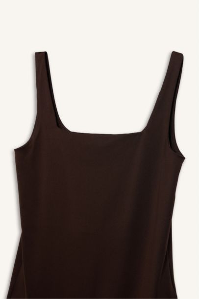 Майка с квадратным воротником для женщин