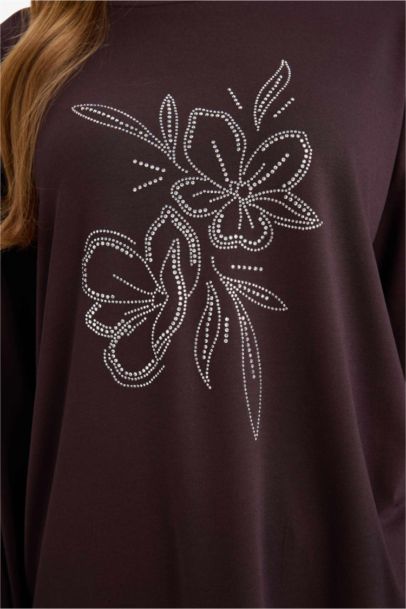 Relax Fit Crew Neck Long Sleeve T-Shirt