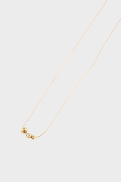 Kadın Gold 2'li Çelik Kolye