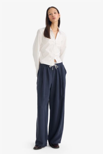 Baggy Fit Double Pocket Sensual Trousers