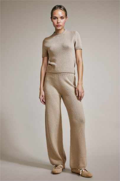 Relax Fit Normal Waist Straight Leg Trousers