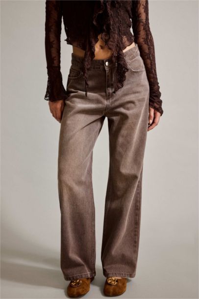 Wide Leg Geniş Bol Paça Jean Pantolon