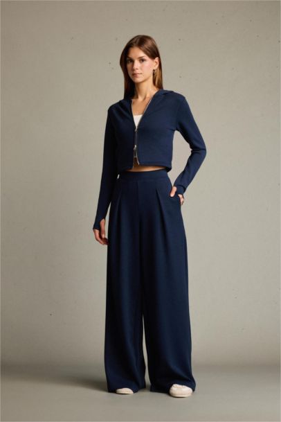 Regular Fit Regular Hem modal Trousers