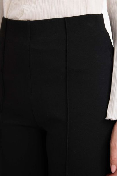 Straight Wide Leg Trousers