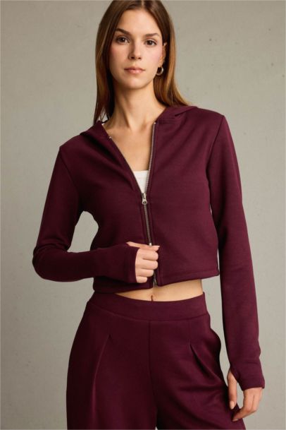 Hooded modal Cardigan