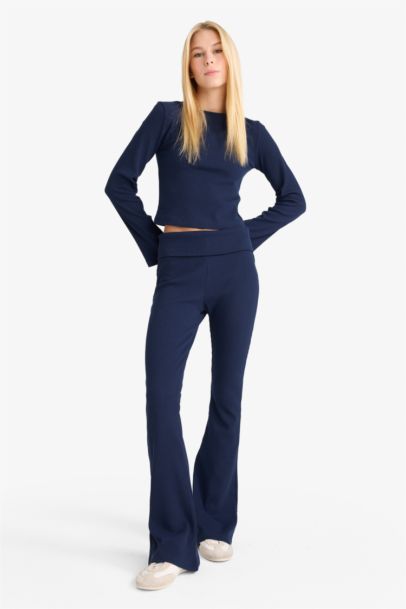 Pantalon patte d'éléphant Coupe évasée