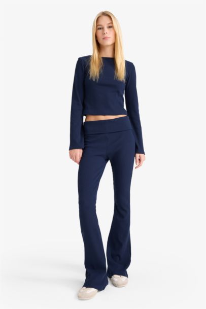 Pantalon patte d'éléphant Coupe évasée